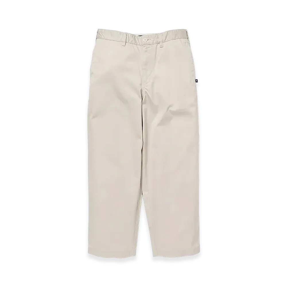 DESCENDANT GDT Twill Trousers "Off White"