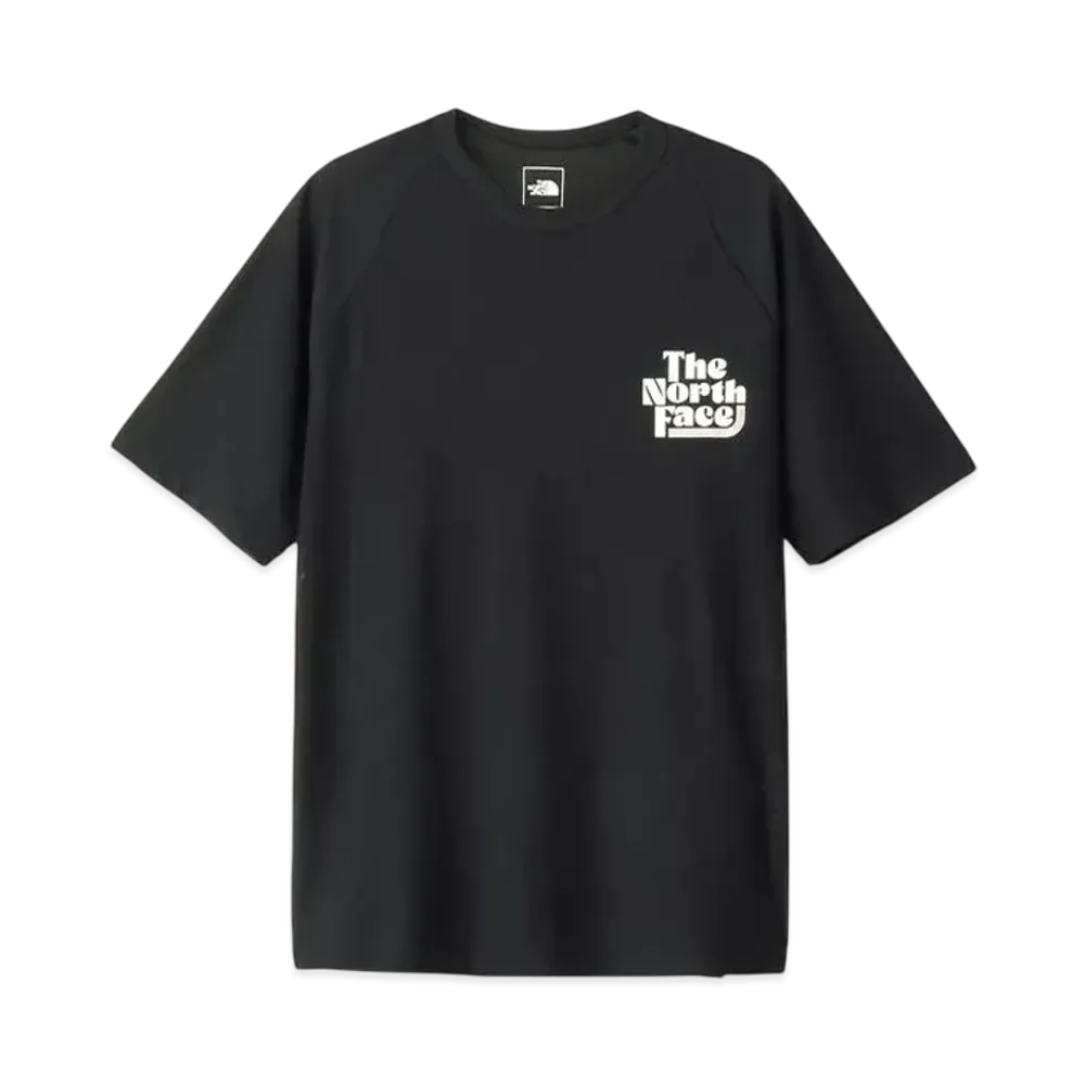 The North Face Short Sleeve Free Run Spiral Crew "Black"