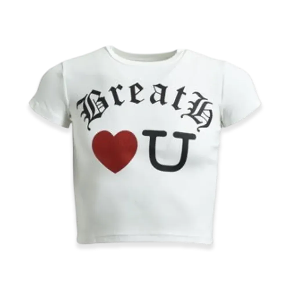 BREATH Love Bh W Tee "White"