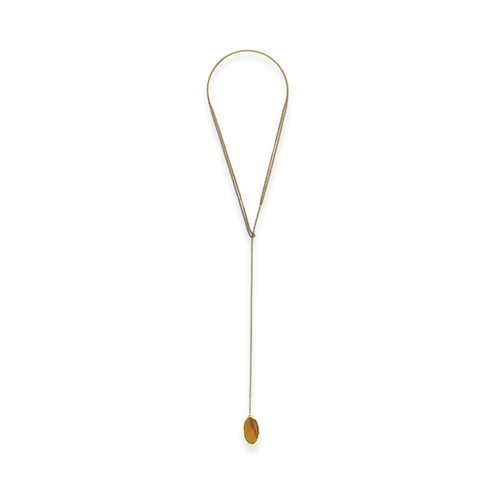 DRIES VAN NOTEN Stone Necklace "Gold"