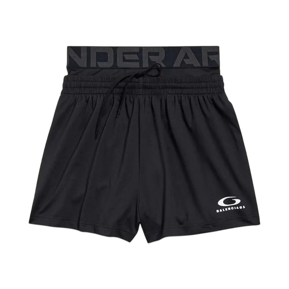 BALENCIAGA x Under Armour Women's Running Shorts "Black"