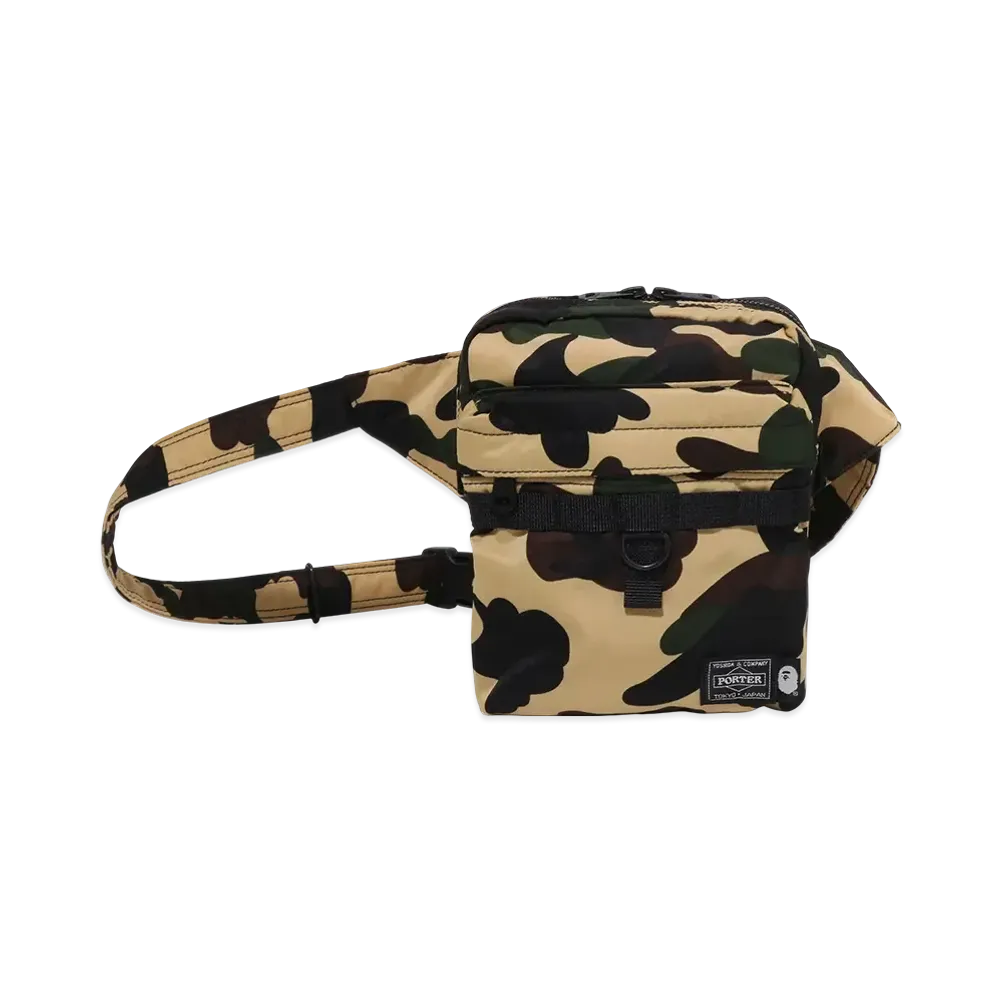 A BATHING APE x PORTER 1st Camo Body Bag "Yellow"