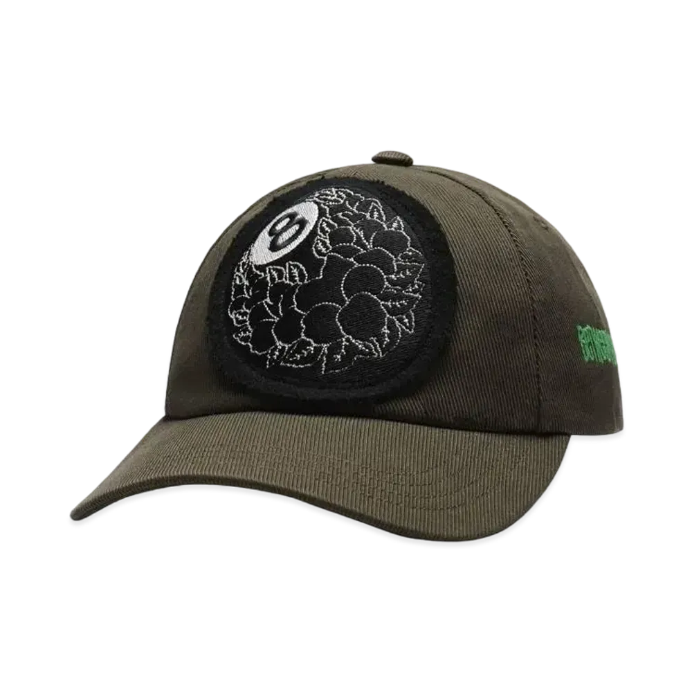 Stussy x Dries Van Noten 8 Ball Patch Cap "Khaki"