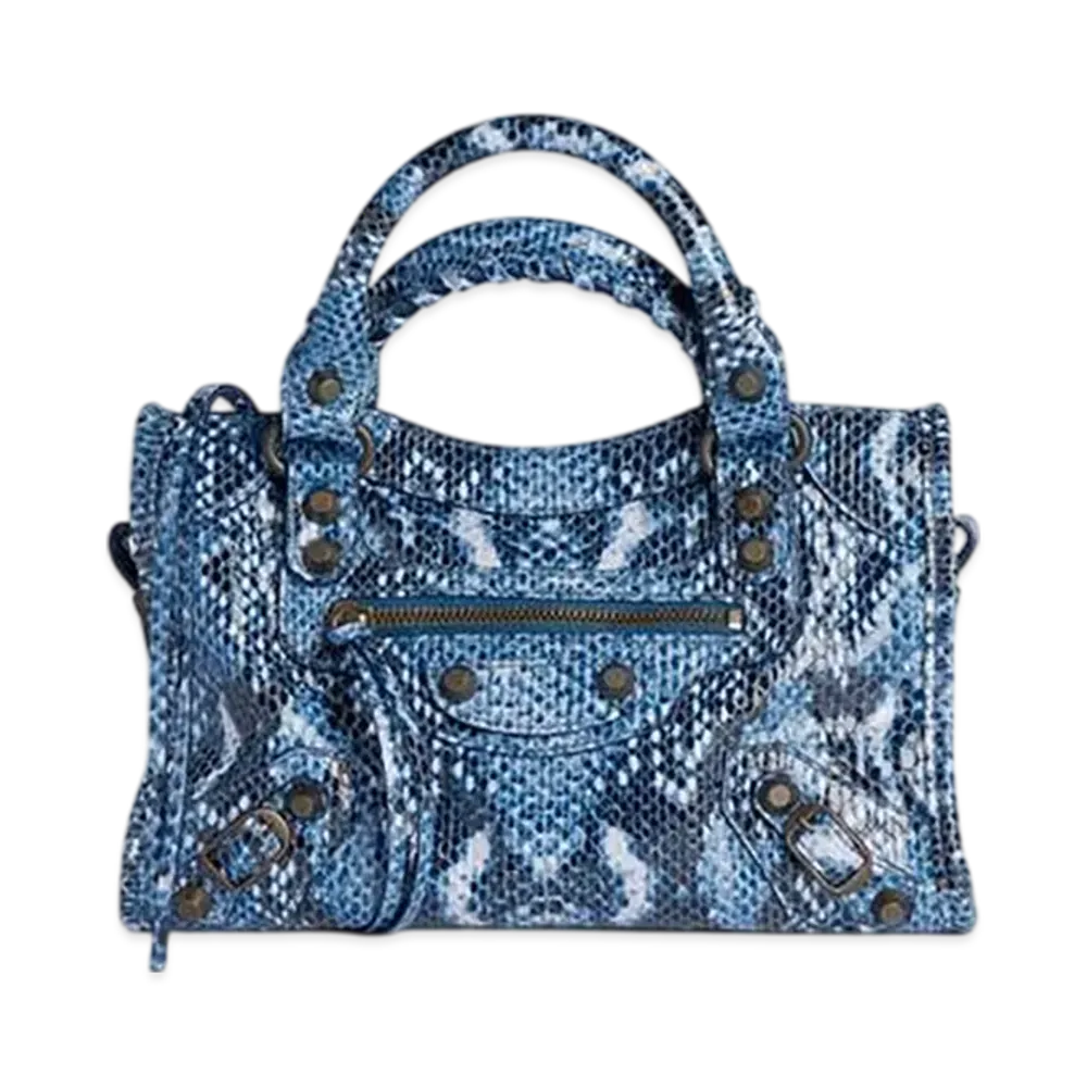 BALENCIAGA Le City Bag Mini "Blue"