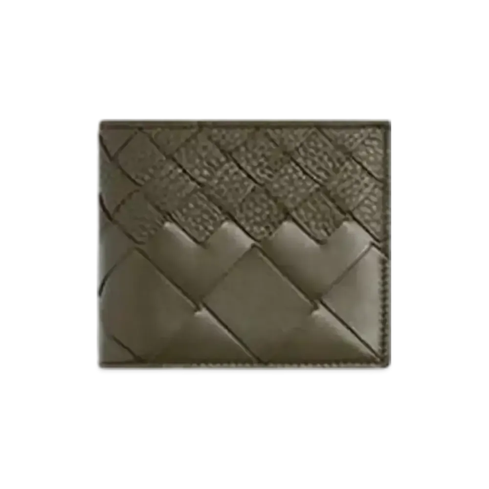 Bottega Veneta Intrecciato Bi-Fold Wallet With Coin Purse "Cypress"