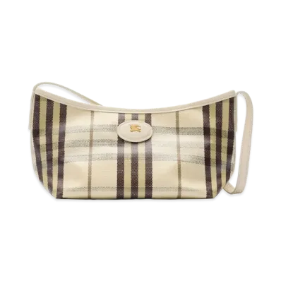 Burberry Women's Mini Highland Shoulder Bag "Light Beige"