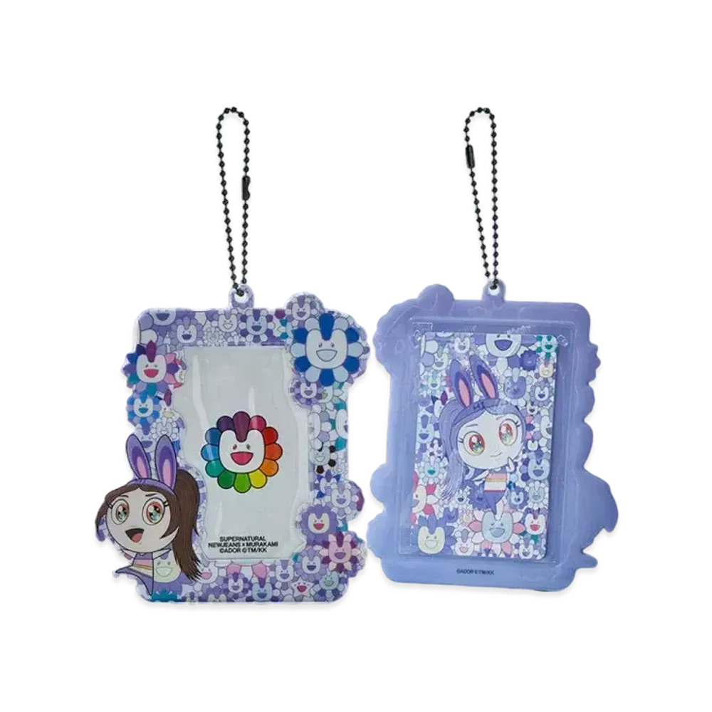 NewJeans x Takashi Murakami Supernatural Photo Card Holder Keyring "Hyein"