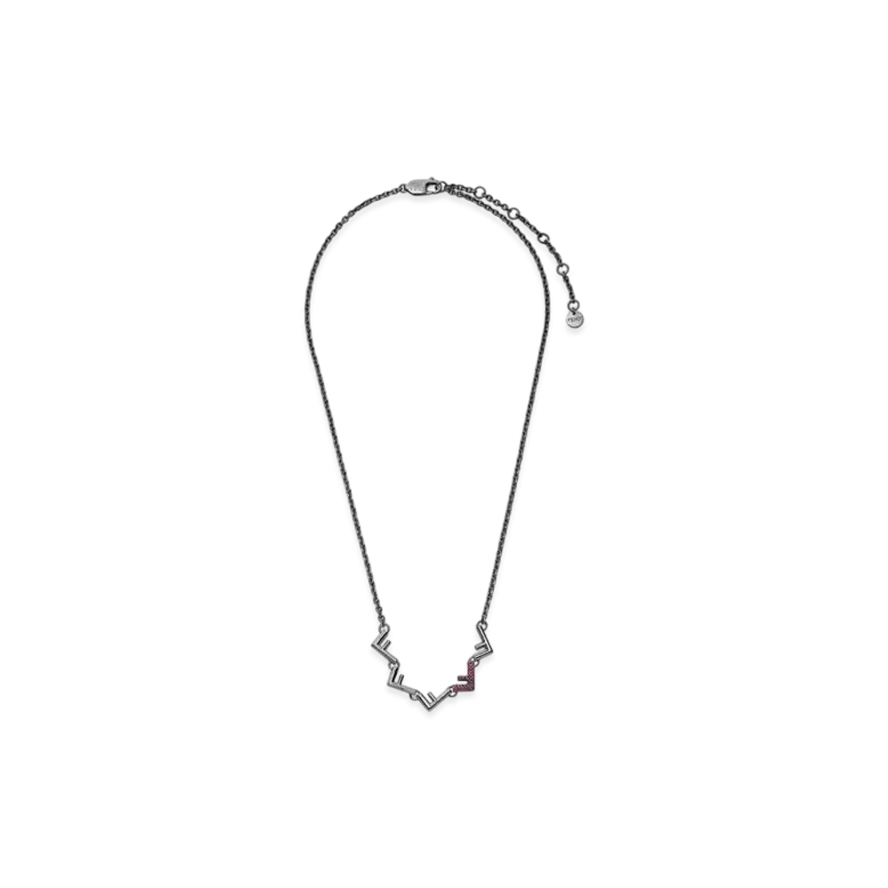 FENDI Five Necklace "Black"