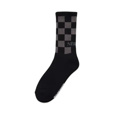 NEIGHBORHOOD Checker Socks "Black"