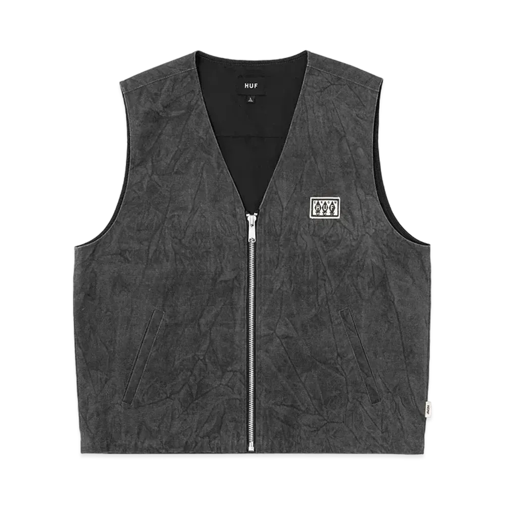 HUF Hemp Two Pocket Work Vest "Black"