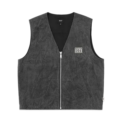 HUF Hemp Two Pocket Work Vest "Black"