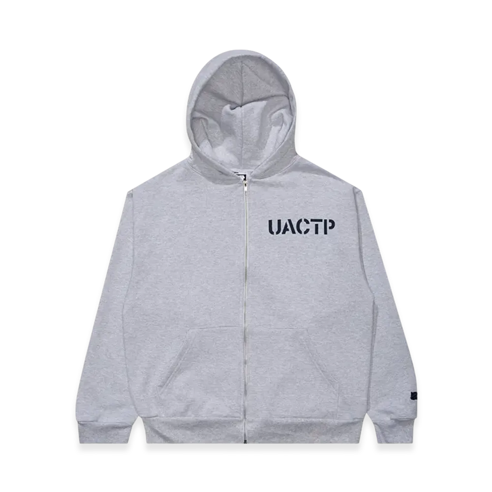 UNDEFEATED UACTP XXL Zip Hood "Heather Grey"