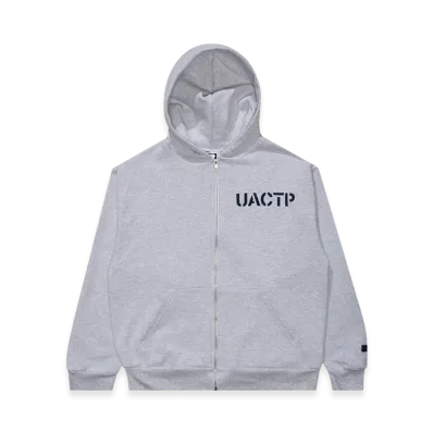 UNDEFEATED UACTP XXL Zip Hood "Heather Grey"