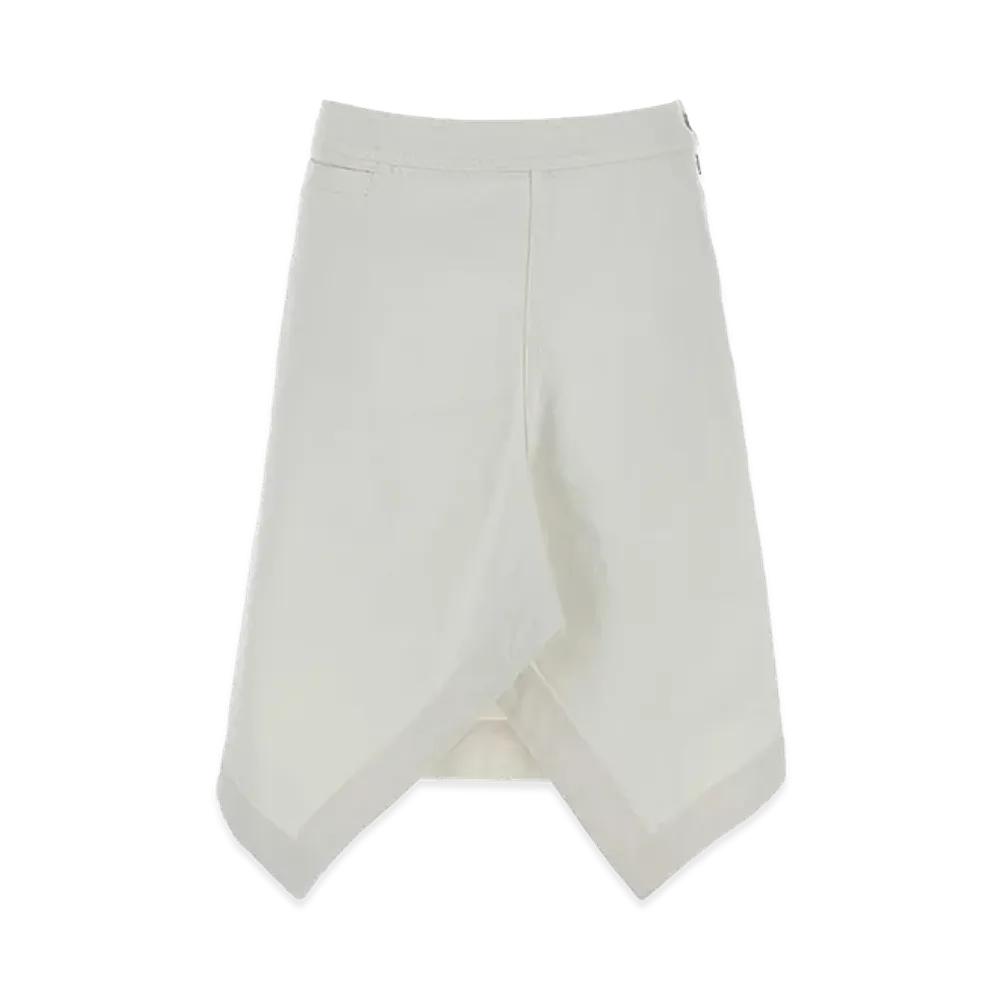 LEMAIRE Women's Denim Skirt "White"