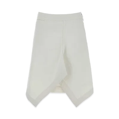 LEMAIRE Women's Denim Skirt "White"