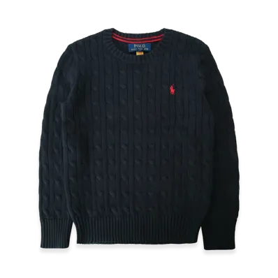 Polo Ralph Lauren Kids Polo Pony Cable-Knit Jumper "Blue"