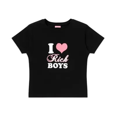 Blackeyepatch Rich Boys Baby Tee "Black"