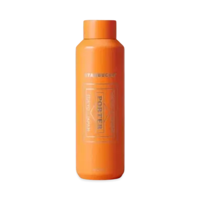 PORTER x STARBUCKS Recycled Stainless Bottle 591ml "Matte Orange"