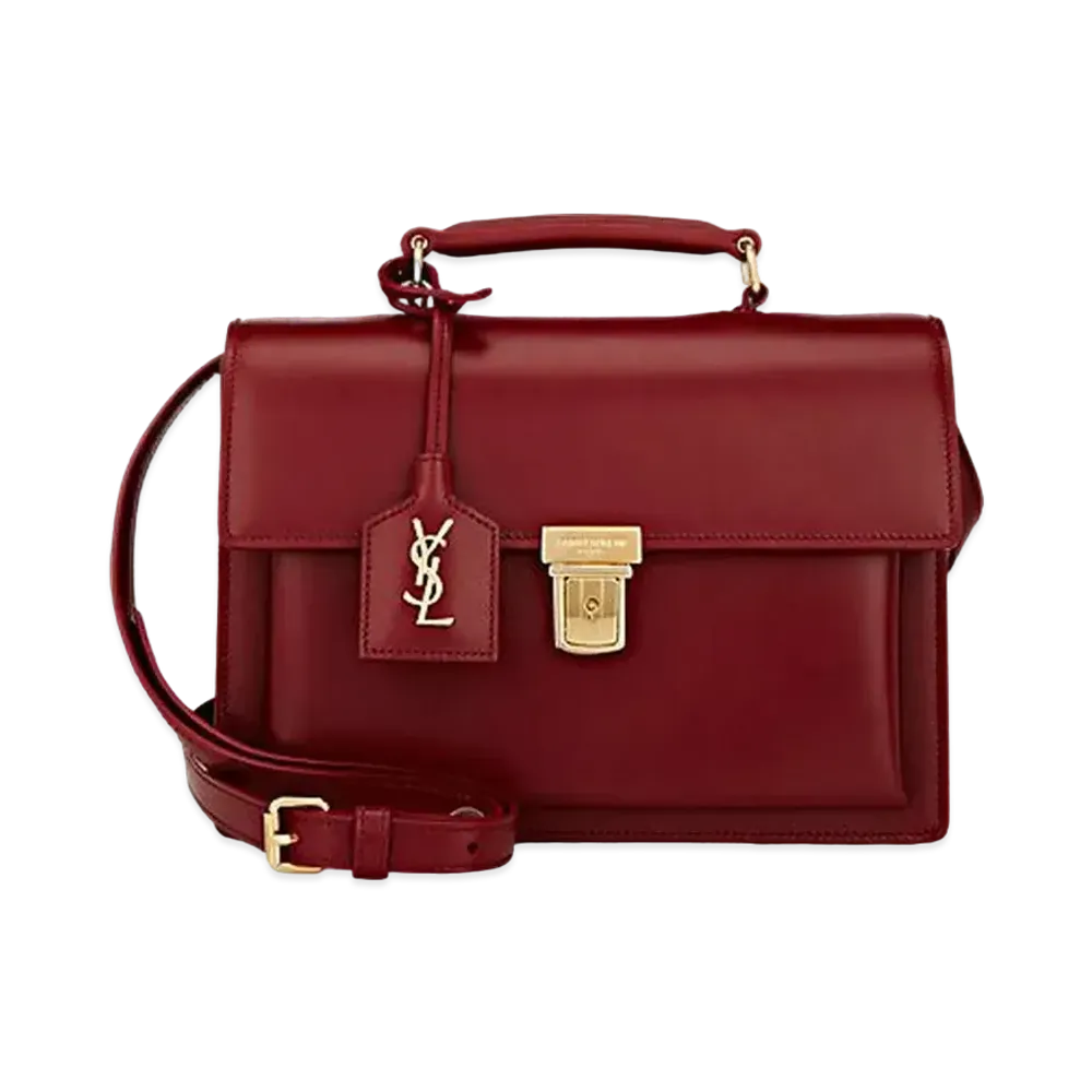Saint Laurent Highschool Leather 2WAY Bag "Red"