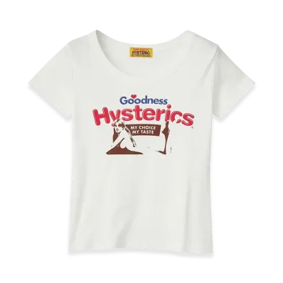 HYSTERIC GLAMOUR Women's Goodness Mini Tee "White"