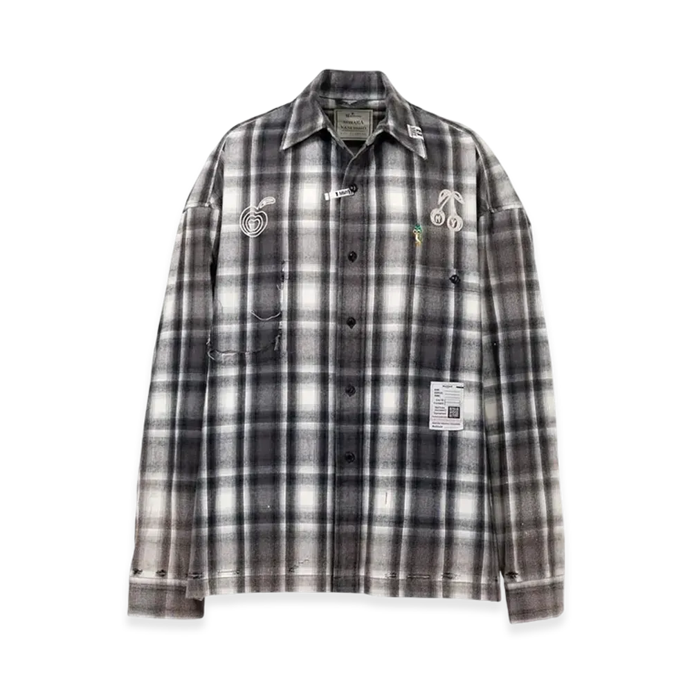 Maison MIHARA YASUHIRO Vintage Like Check Shirt "Black"