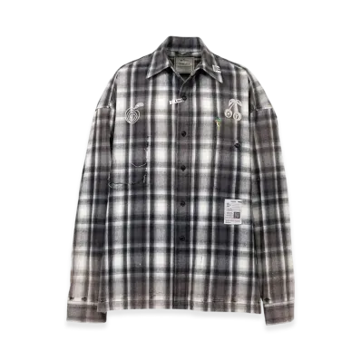 Maison MIHARA YASUHIRO Vintage Like Check Shirt "Black"
