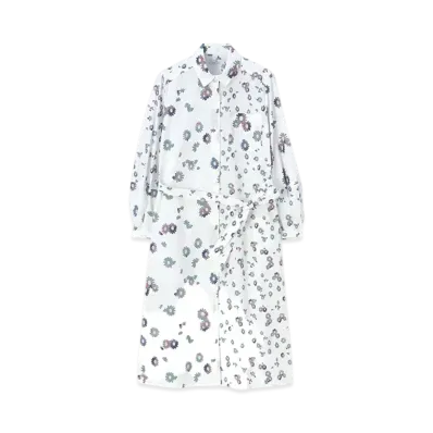 Paul Smith Womens Chamomile Floral Mix Dress "White"