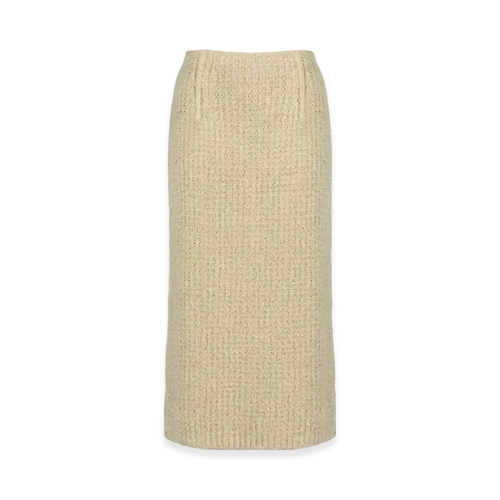 Maison Margiela Women's Knit Skirt "White"