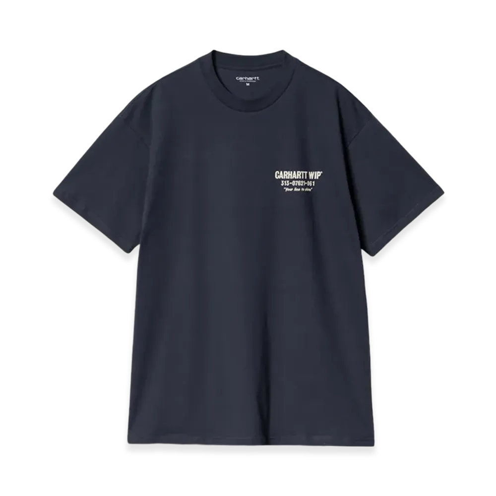 Carhartt WIP Less Troubles T-Shirt "Blue/Wax"