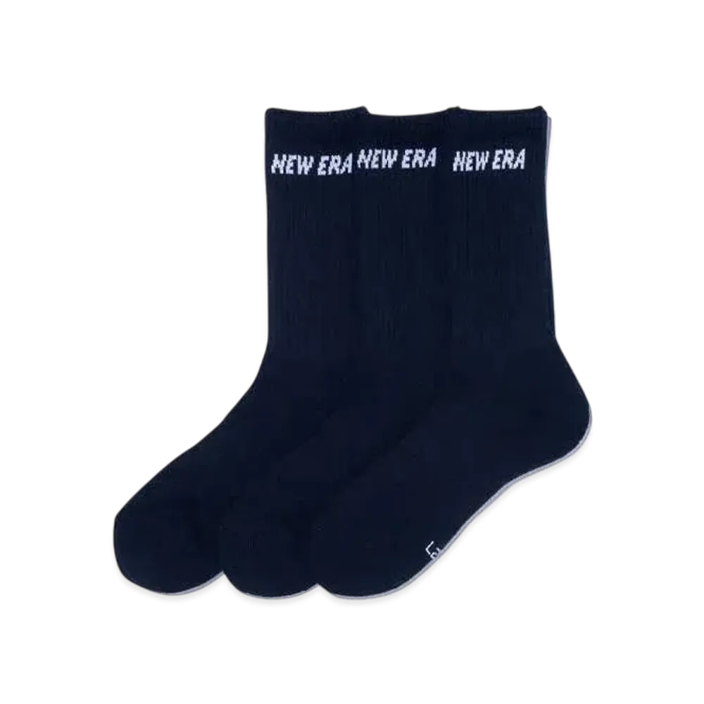NEW ERA Socks Crew 3 Pair "Navy"