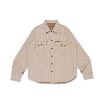 HUMAN MADE Herringbone Uniform Shirt "Beige"