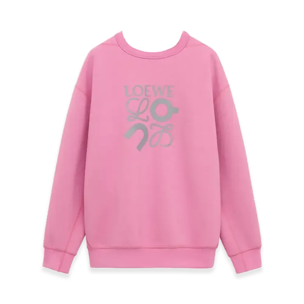 LOEWE x On Running Sweatshirt in Technical Jersey "Pink"