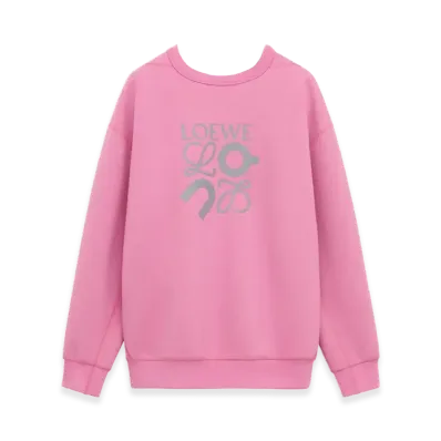 LOEWE x On Running Sweatshirt in Technical Jersey "Pink"