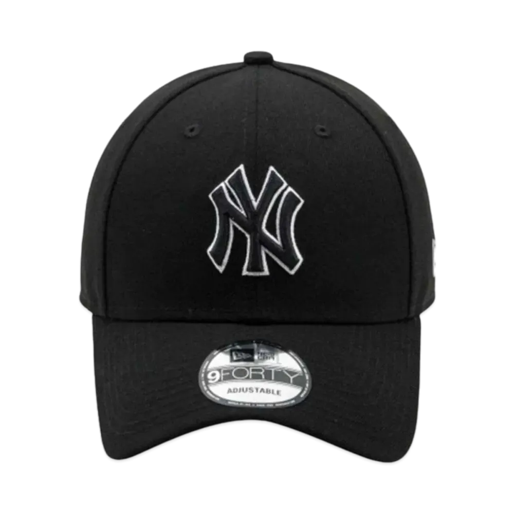 NEW ERA 9Forty MLB Out Line Logo New York Yankees "Black"