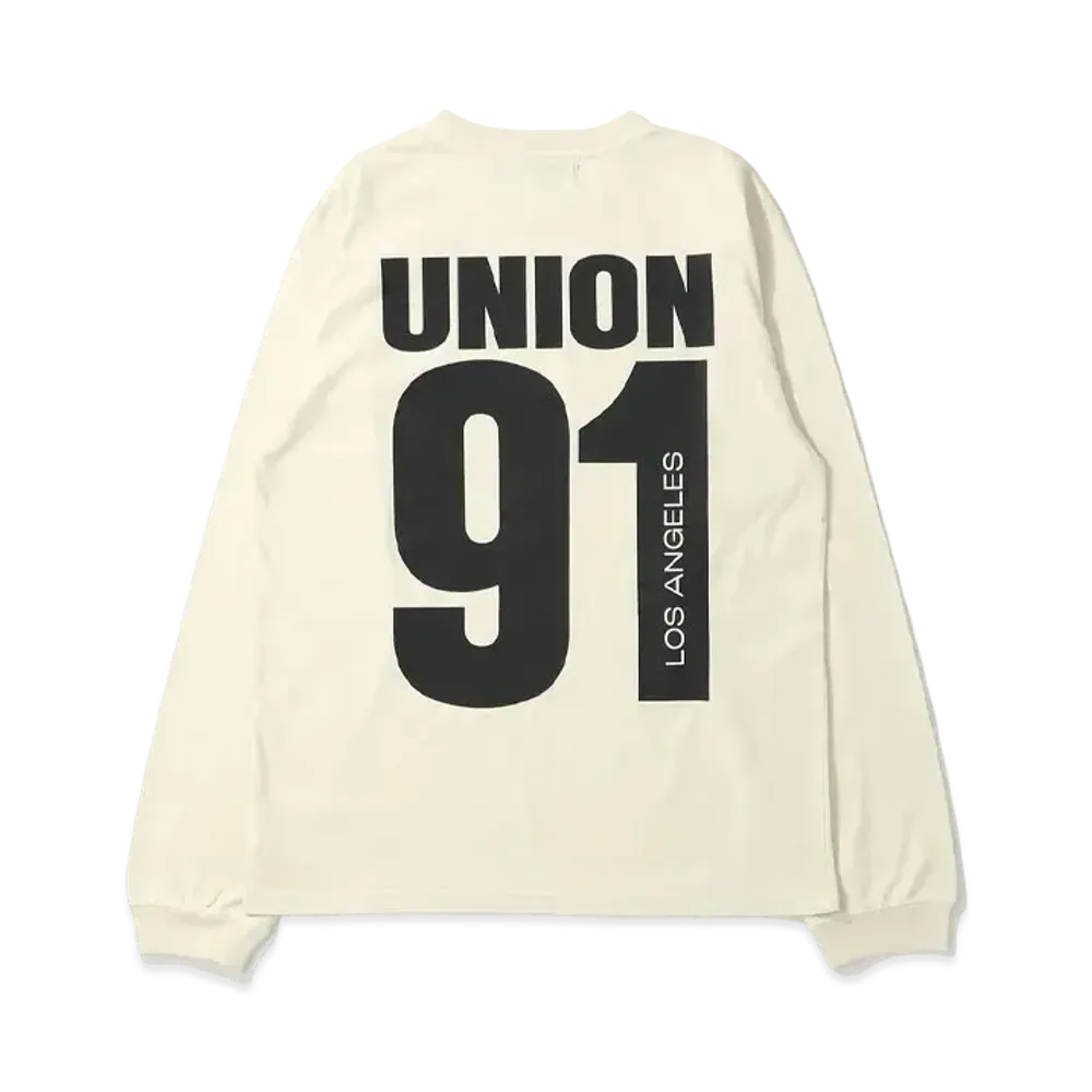 UNION 91 L/S Tee "Bone"
