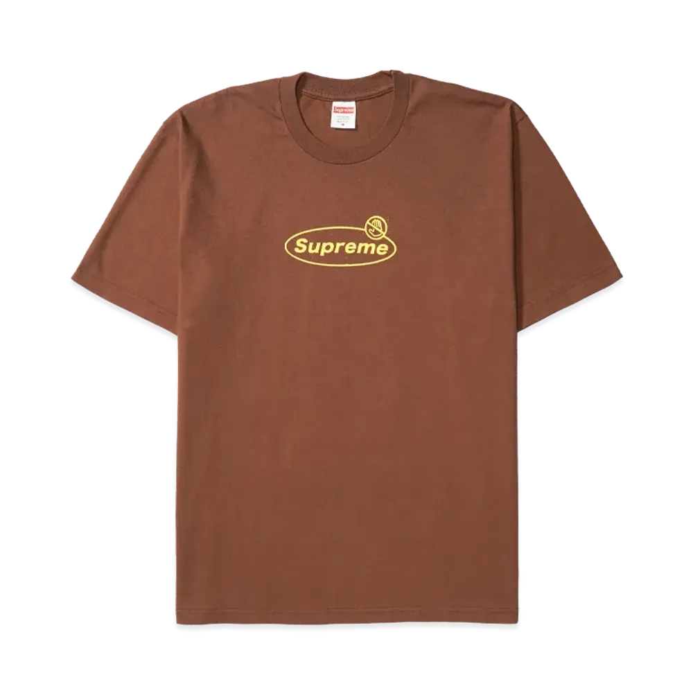 Supreme Warning Tee "Brown"