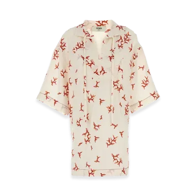 FENDI Women's Linen Kaftan "Multicolor"