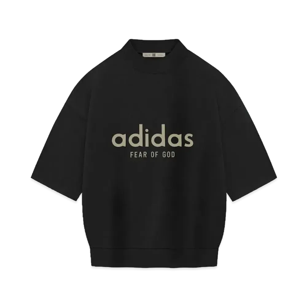 FEAR OF GOD x adidas FEAR OF GOD Athletics Heavy Jersey 3/4 Mock Tee "Black"