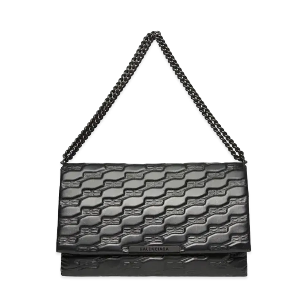 BALENCIAGA Triplet XL Bag BB Monogram "Black"