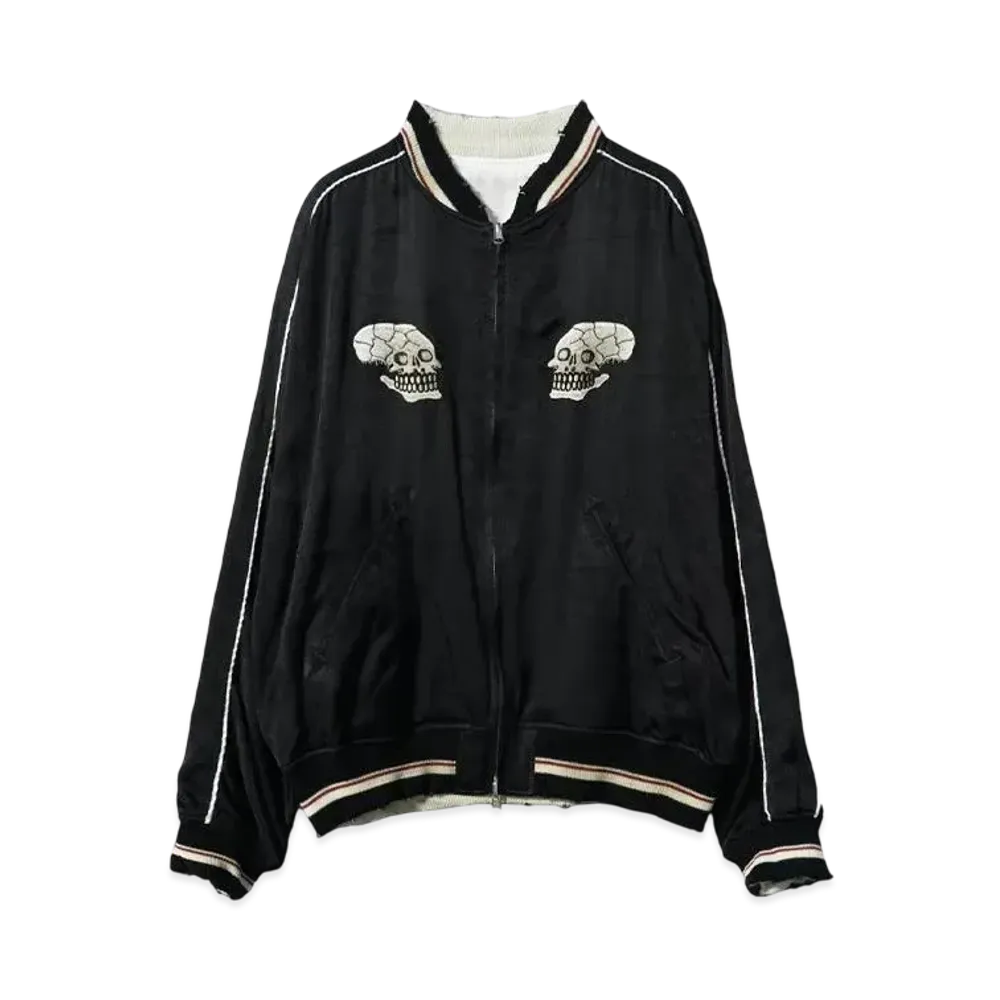 DAIRIKU "Skul" Ska Vintage Jumper "BLACK"