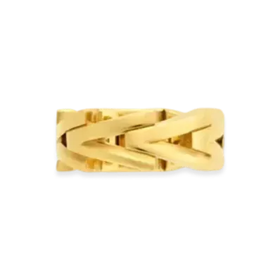 Versace V2025 Chain Ring "Bright Gold"