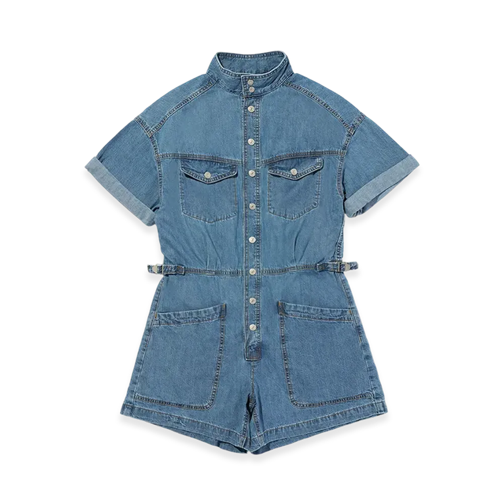 Levi's Denim Romper "Medium Indigo"