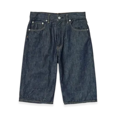 AURALEE Hard Twist Denim Shorts "Indigo"