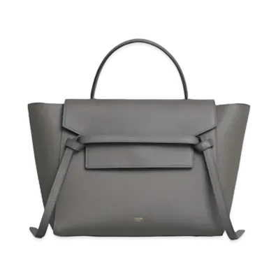 CELINE Mini Belt bag in Grained Calfskin "Grey"