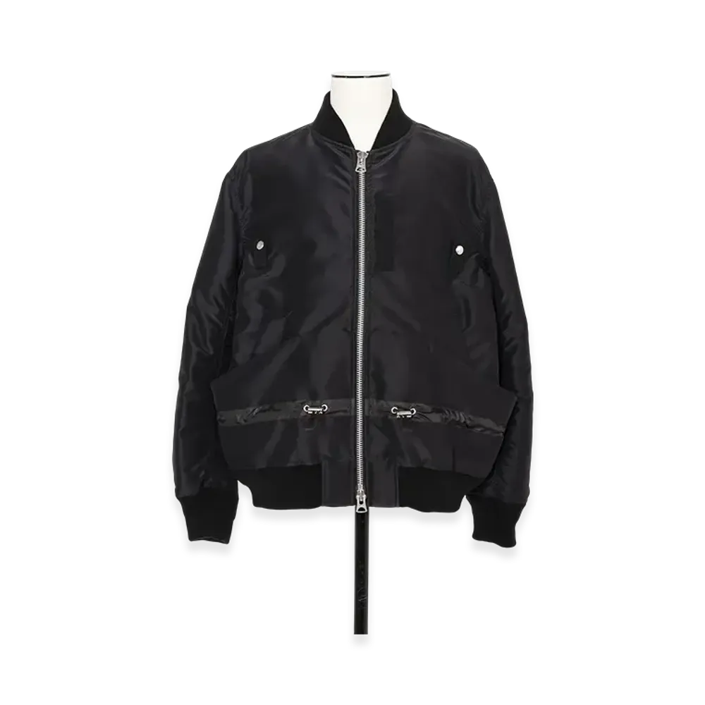 sacai Nylon Twill Blouson "Black"