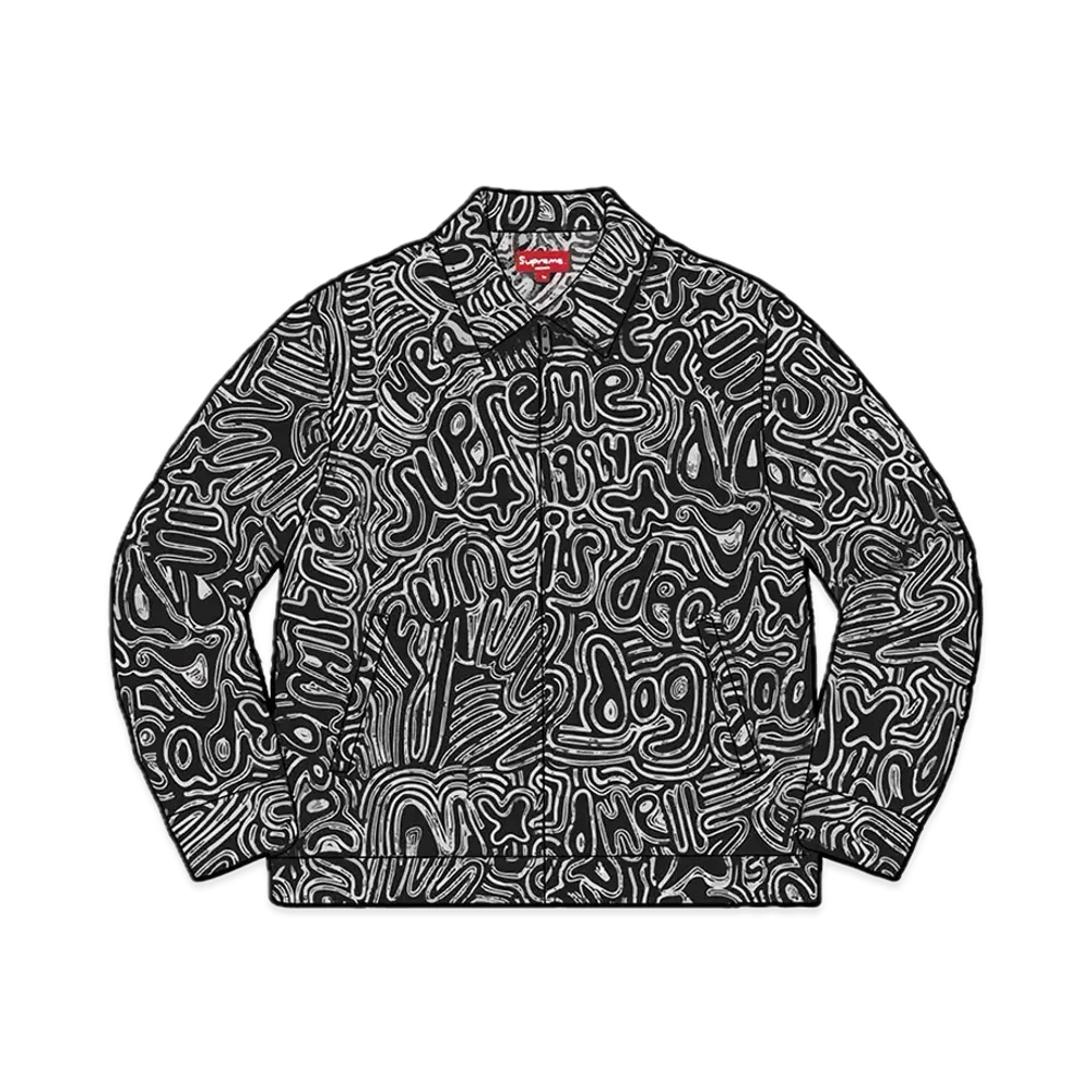 Supreme Chainstitch Denim Jacket "Black"