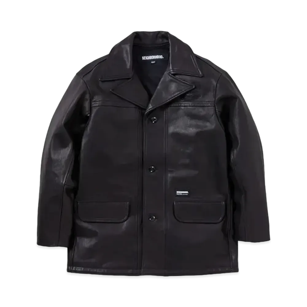NEIGHBORHOOD x Lordz of Brooklyn Leather Jacket "Black"