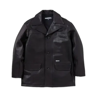 NEIGHBORHOOD x Lordz of Brooklyn Leather Jacket "Black"