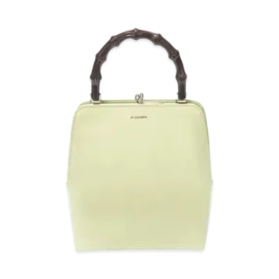 Jil Sander Goji Frame Square Small Bamboo "Green"