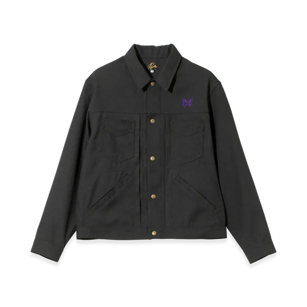 NEEDLES Penny Jean Jacket - Poly Twill "Black"